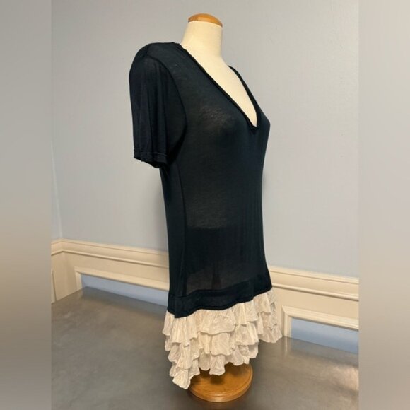 YFB - Y2K drop waist silk ruffle mini dress - Picture 2 of 10